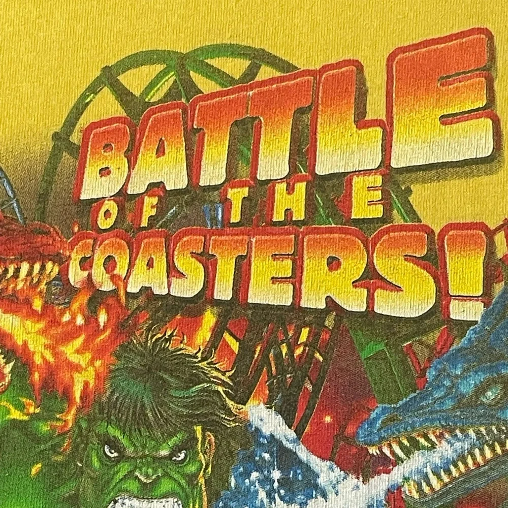 Vintage Universal Studios Battle Of The Coasters 2000s Superhero Hulk T-Shirt S